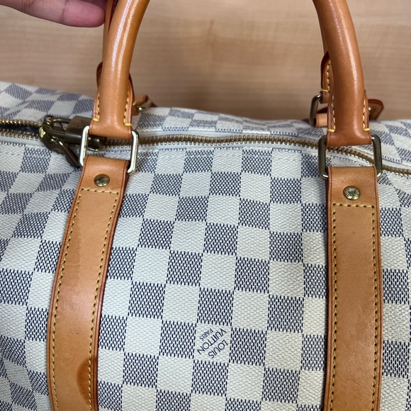 Louis Vuitton keepall damier Azur 45 duffle travel bag - Picture 10 of 15